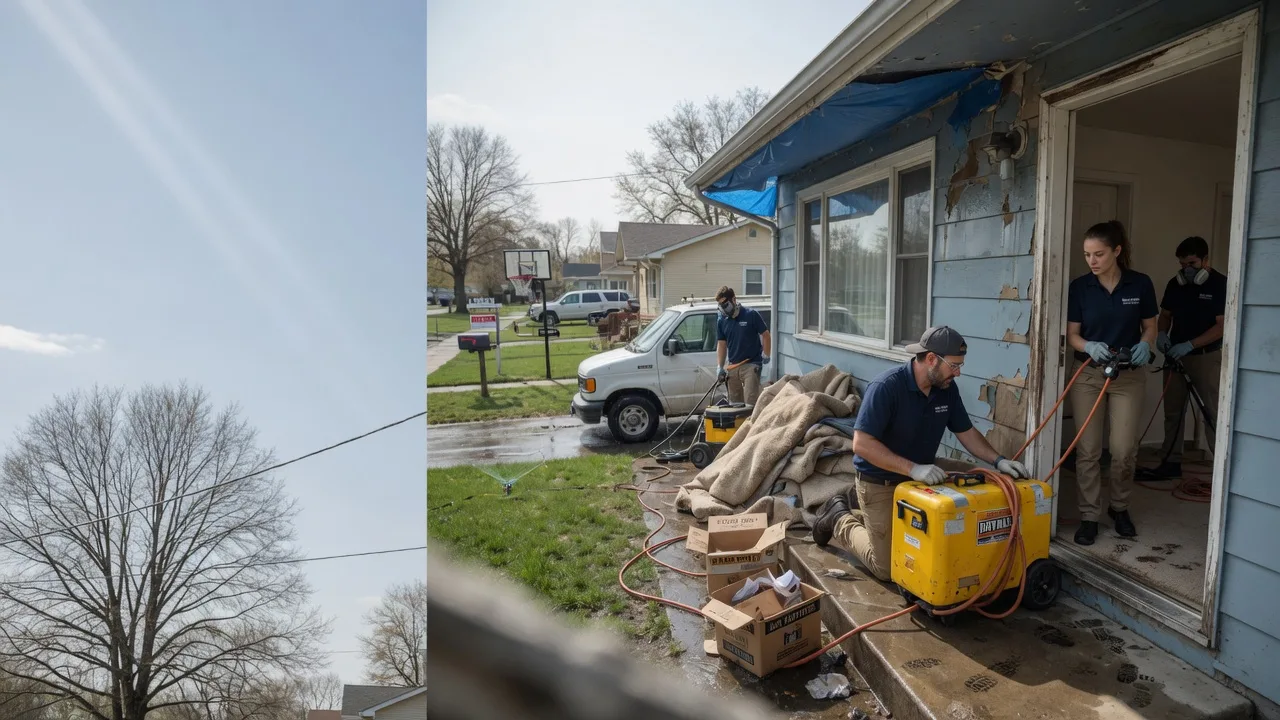 Basement Flood Cleanup in Philipp, MS near me